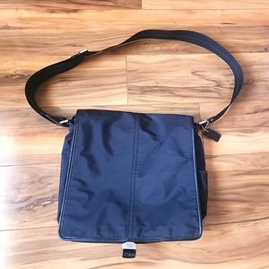 Coach Black Nylon Messenger Bag 5373
